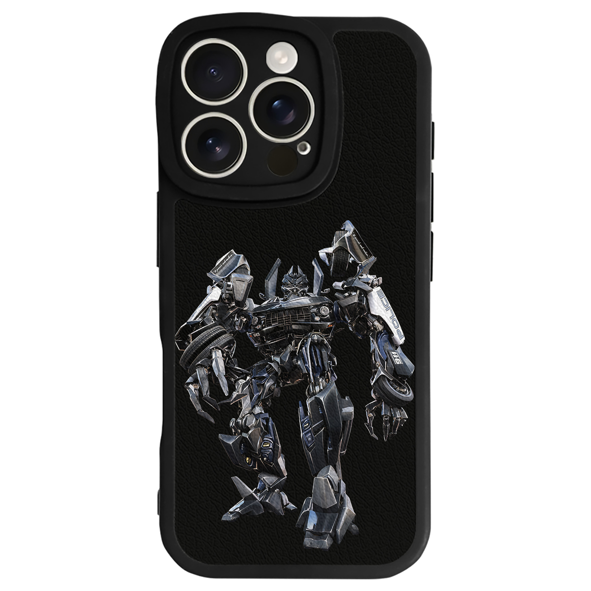 （画像用） Transformers トランスフォーマー 【iPhone 16シリーズ対応】シリコンスマホケース（レザー調） 材質：シリコン